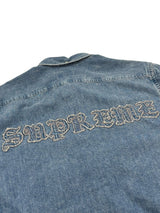 Supreme Applique Denim Shirt Indigo