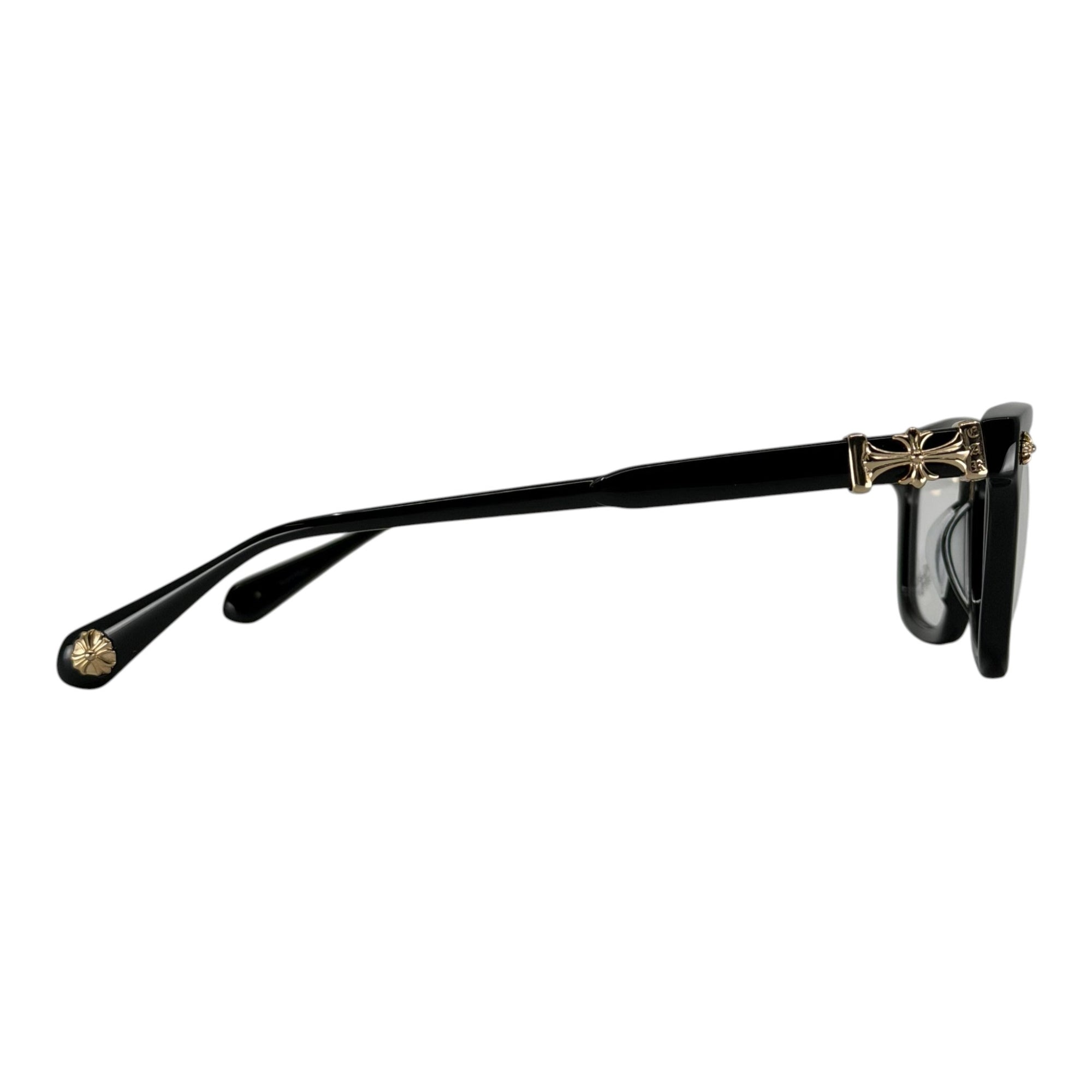 Chrome Hearts Cox Ucker Glasses Black Gold