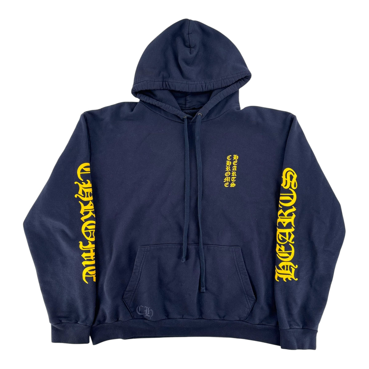 Chrome Hearts Logo Hoodie Navy