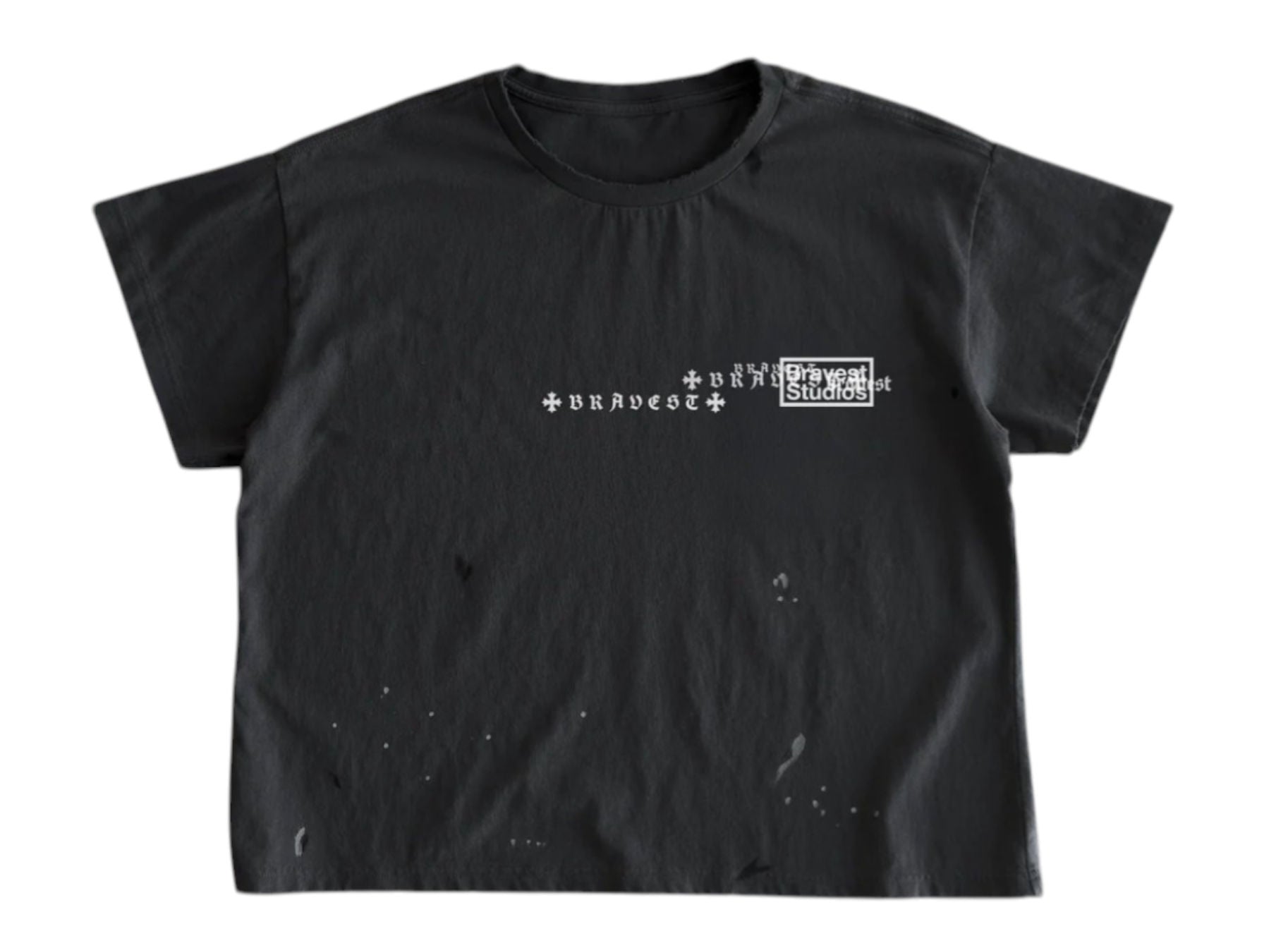 Bravest Studios Logos Vintage Tee Black