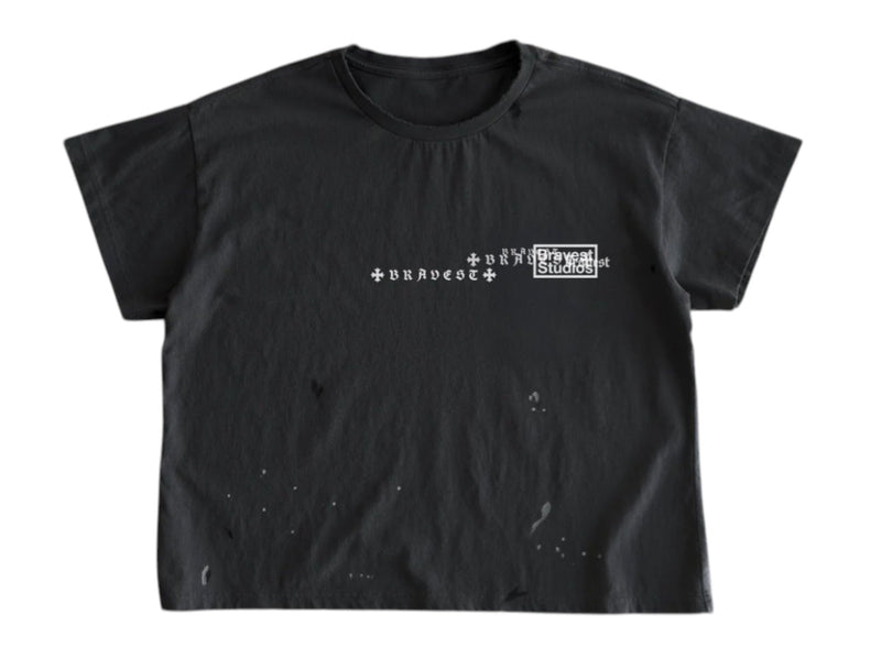 Bravest Studios Logos Vintage Tee Black