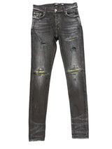 Amiri MX1 Camo Ribbed Black Jeans