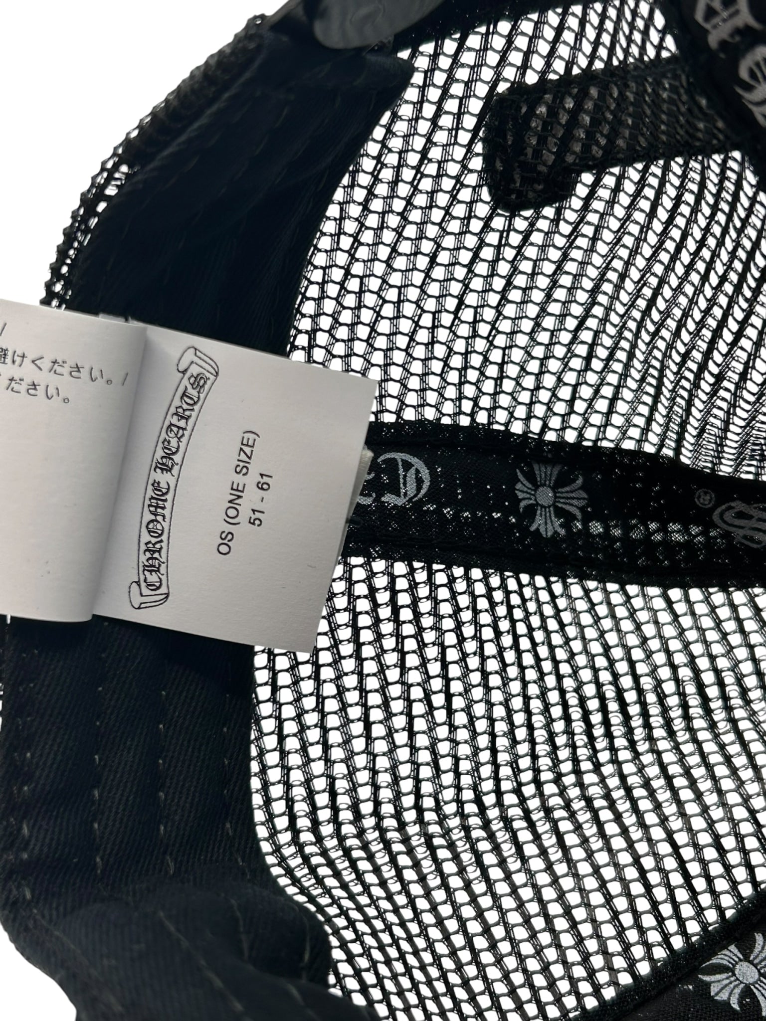 Chrome Hearts F**k Hat Black & White