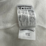 Chrome Hearts Vertical Logo Zip-Up Hoodie White Blue