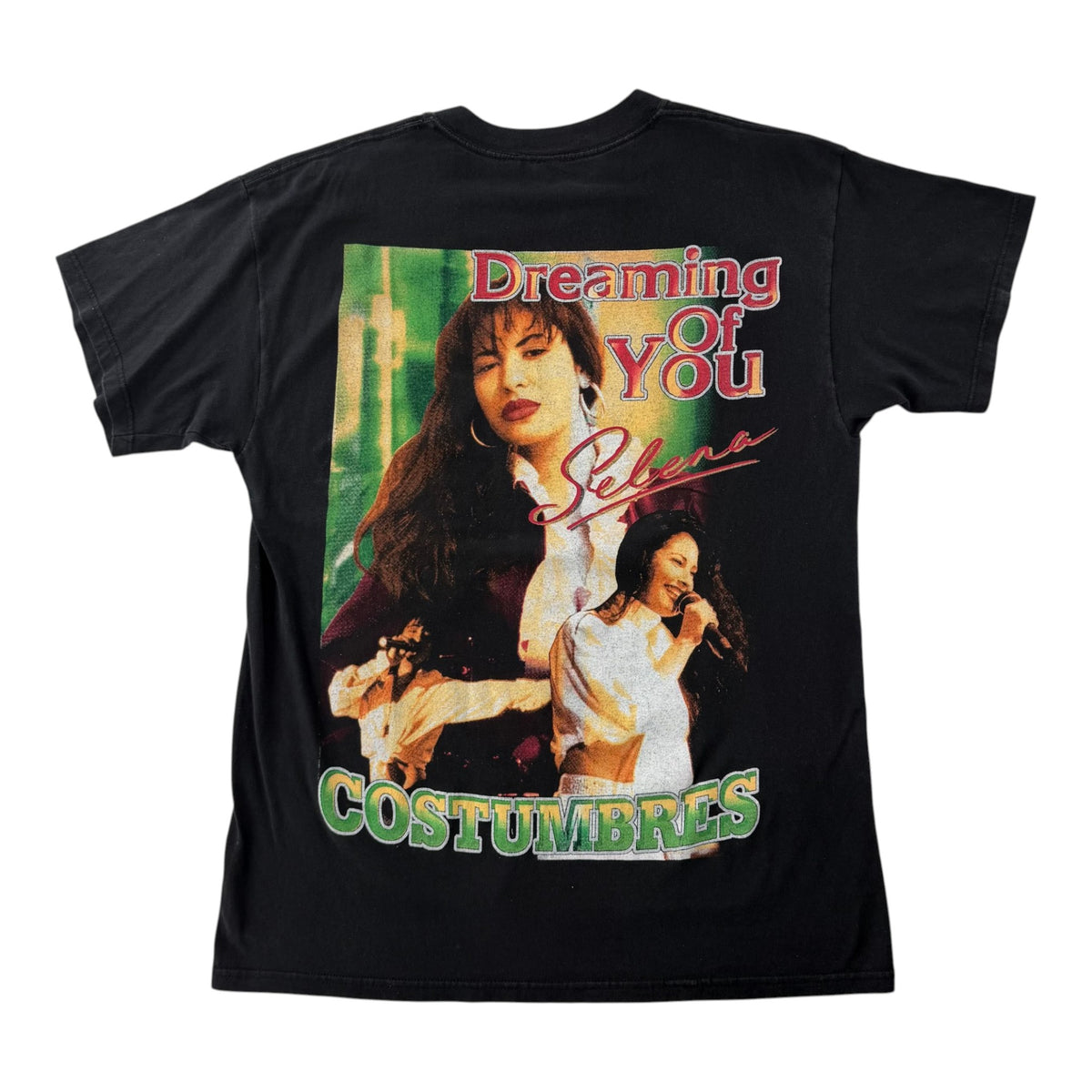 Vintage Selena Dreaming Of You Rap Tee Black