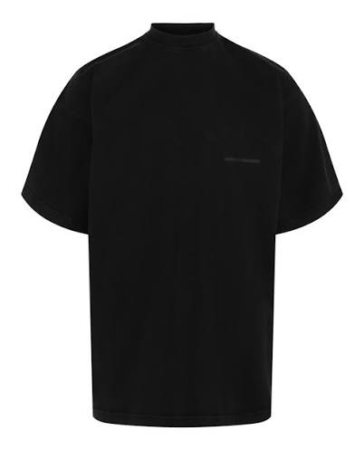 Balenciaga Strikethrough Tee Black