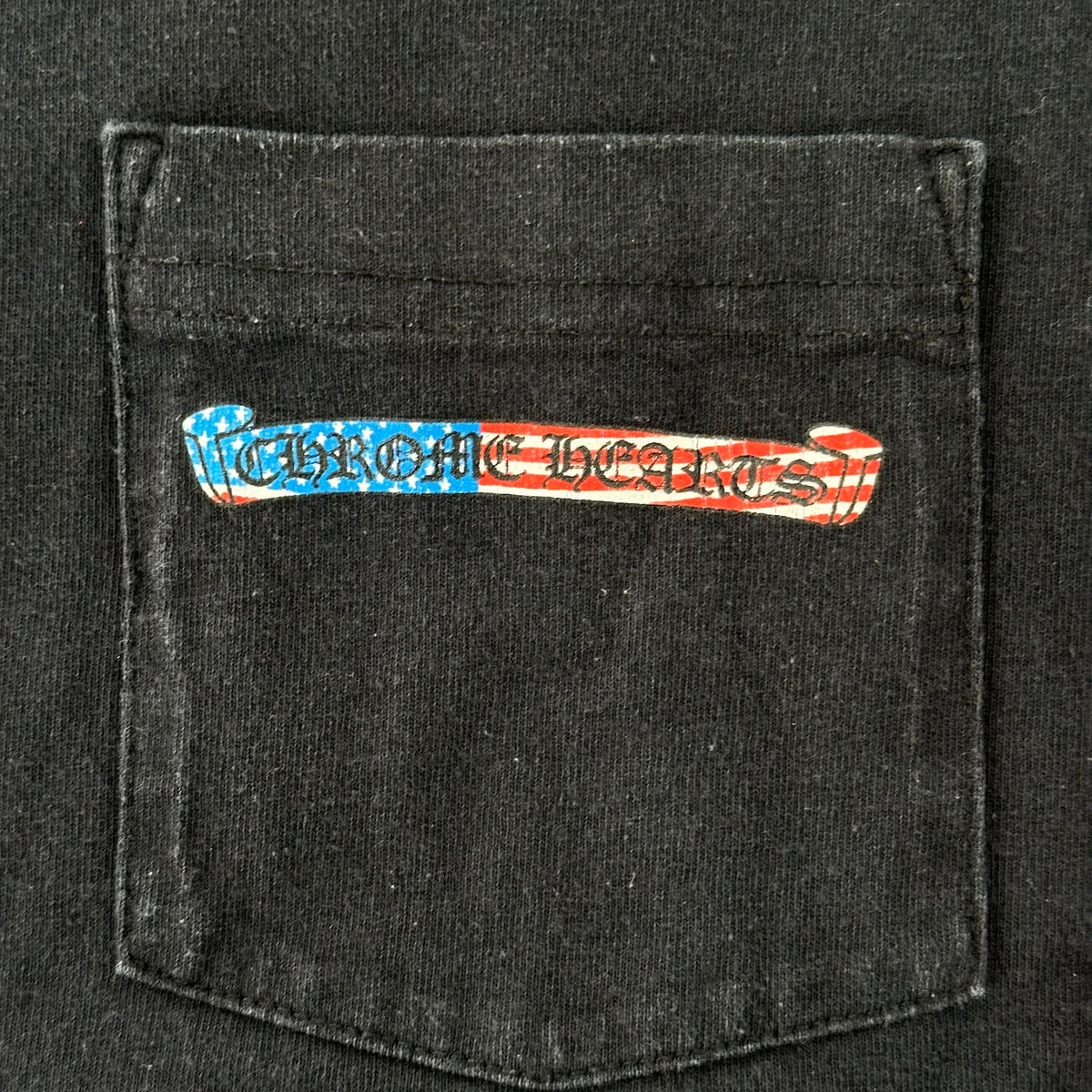 Chrome Hearts Matty Boy USA Flag Long Sleeve Black