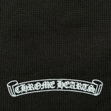 Chrome Hearts Scroll Logo Long-Sleeve Thermal Tee Black