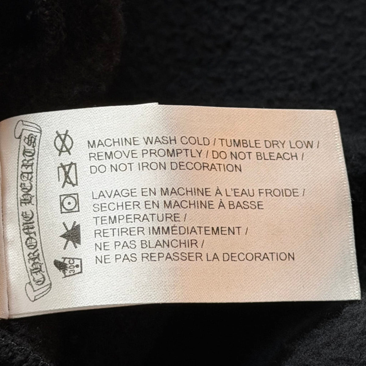 Chrome Hearts Foil Hoodie Black