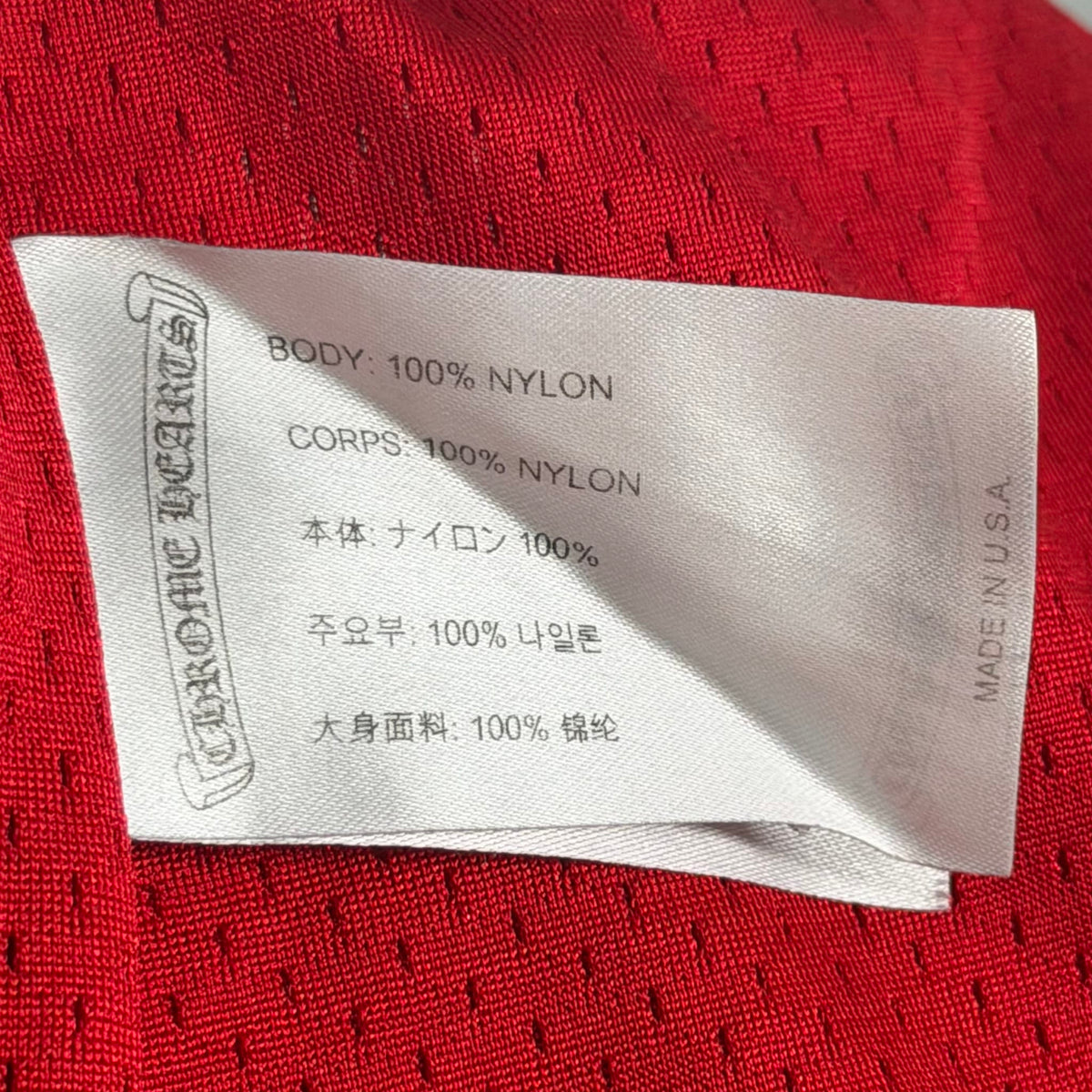 Chrome Hearts Matty Boy Team Mesh Warm Up Jersey Shorts Red
