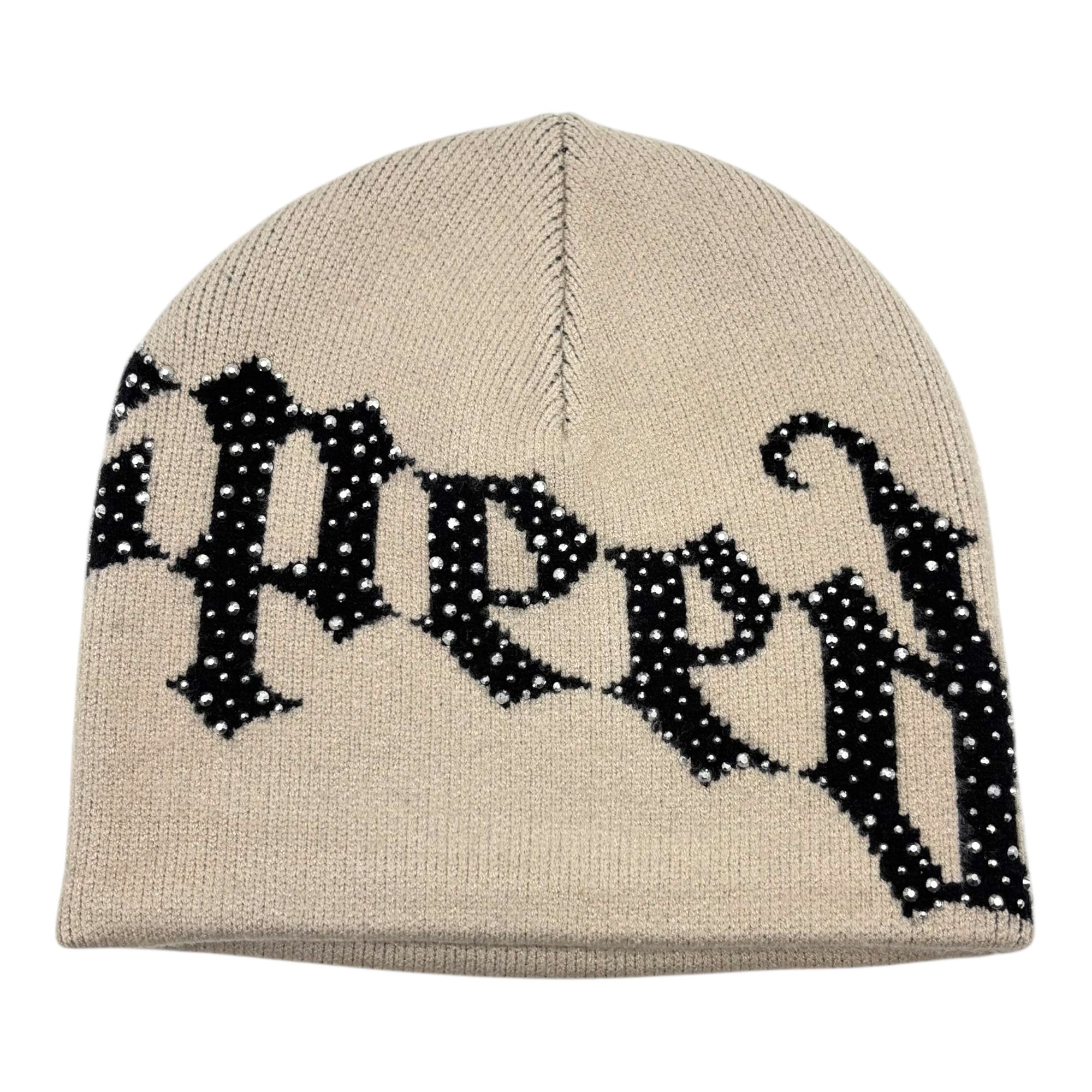 Godspeed OG Logo Studded Beanie Tan