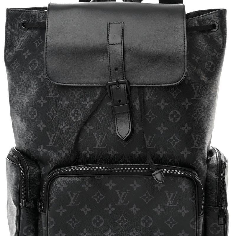 Louis Vuitton Monogram Eclipse Trio Backpack Black