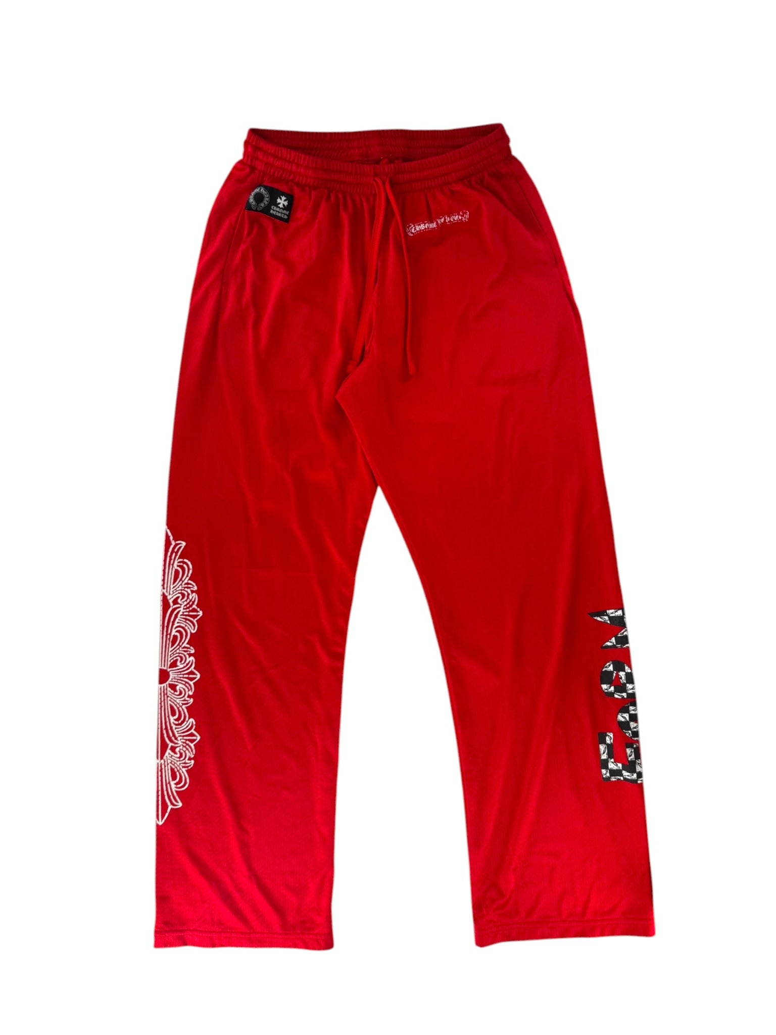 Chrome Hearts Matty Boy Mesh Varsity Pants Red