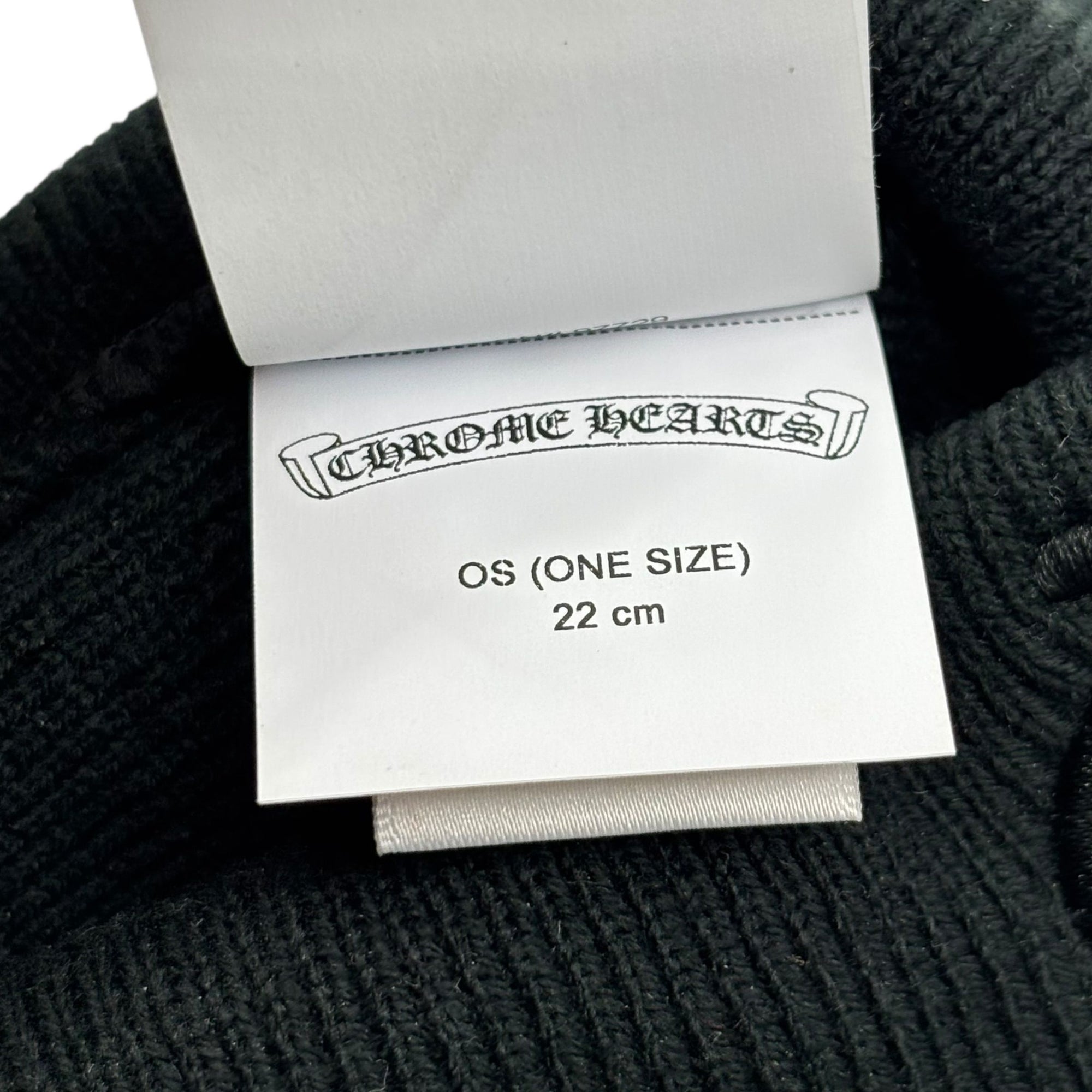 Chrome Hearts Embroidered Logo Beanie Black