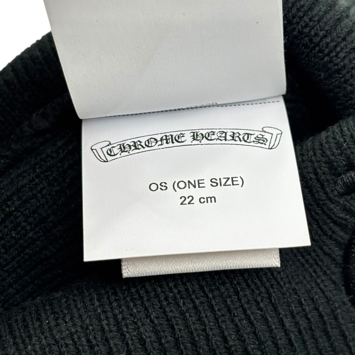 Chrome Hearts Embroidered Logo Beanie Black