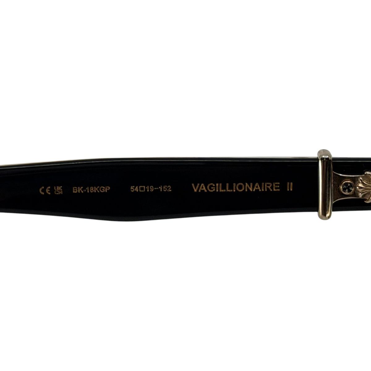 Chrome Hearts Vagillionaire II Glasses Black