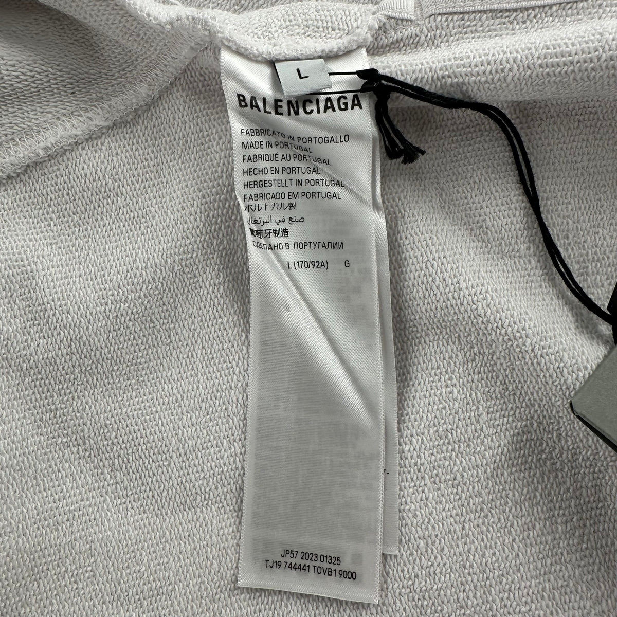 Balenciaga Tape Hoodie White