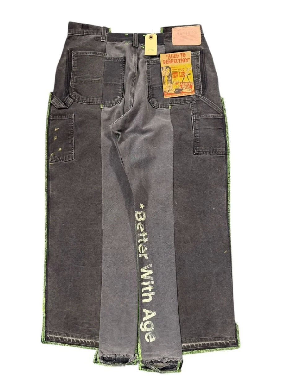 Better With Age Lemon Single Knee Trouser