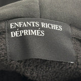 ERD GOD WITH REVOLVER ZIP HOODIE SUN FADED BLACK