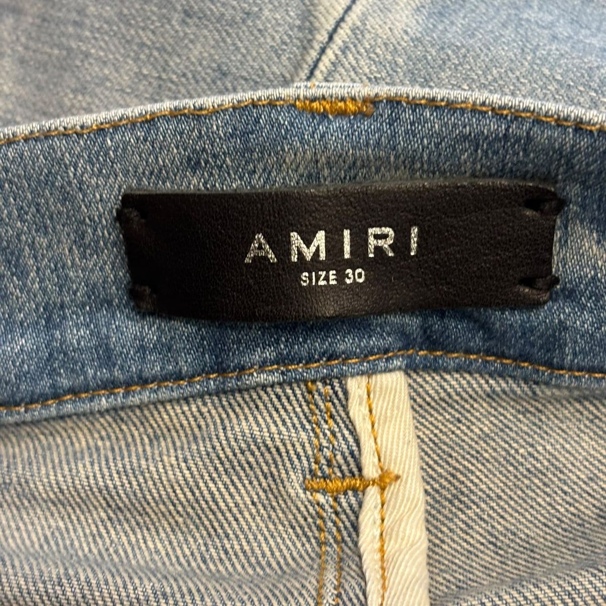 Amiri Mx2 Plaid Biker Jeans