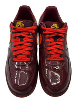 Nike Air Force 1 Low Patent Leather Dark Team Red Safety Orange