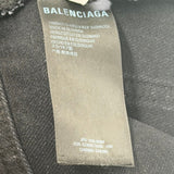 Balenciaga Waxed Denim Black