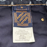 Louis Vuitton Monogram Denim Jeans Dark Blue
