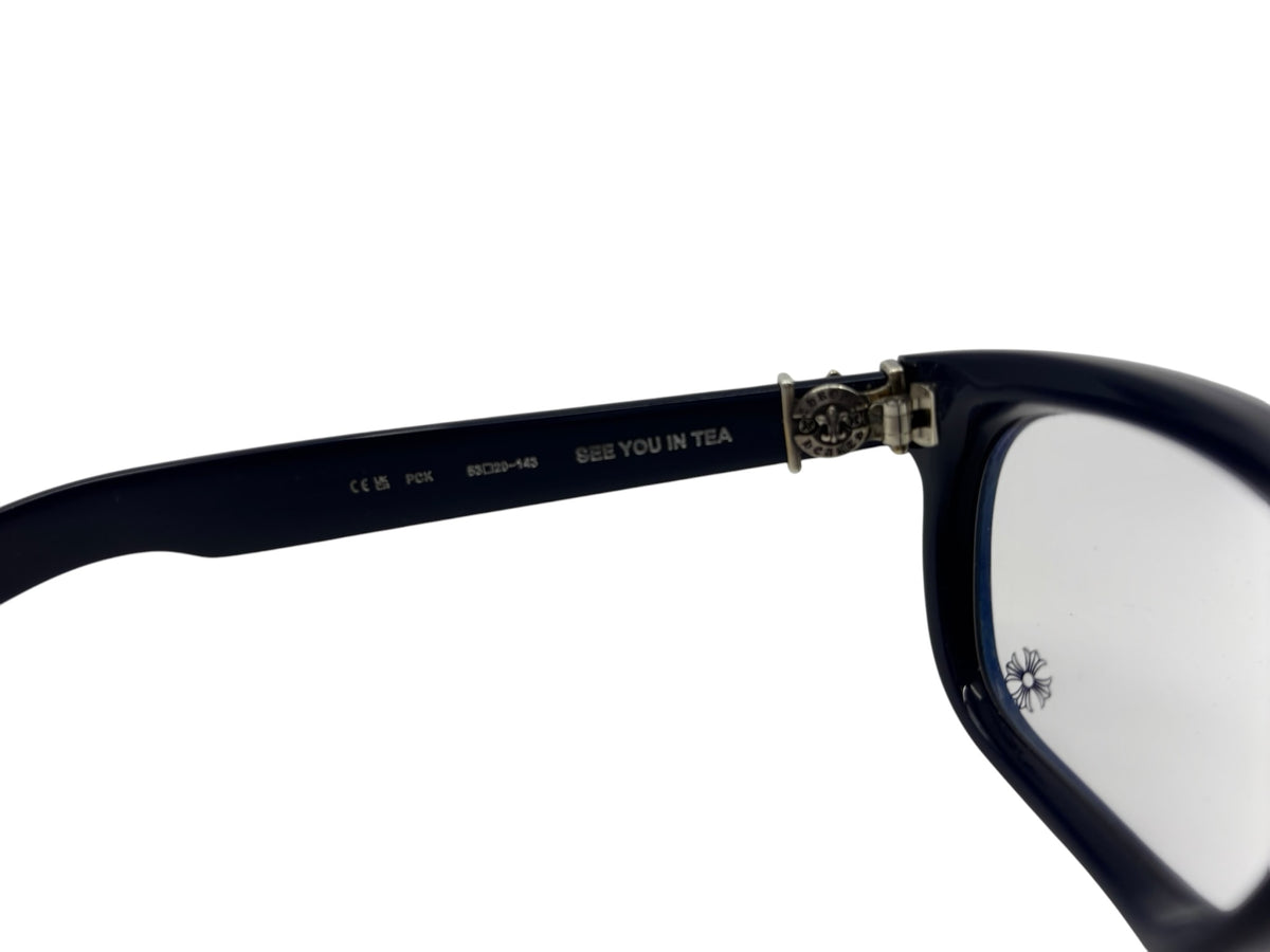 Chrome Hearts See You In Tea Glasses Navy/Silver Frame