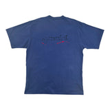 Balenciaga Political Campaign Large Fit T-Shirt Pacific Blue/White