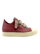 Rick Owens Jumbo Lace Leather Low Sneakers "Thulian"