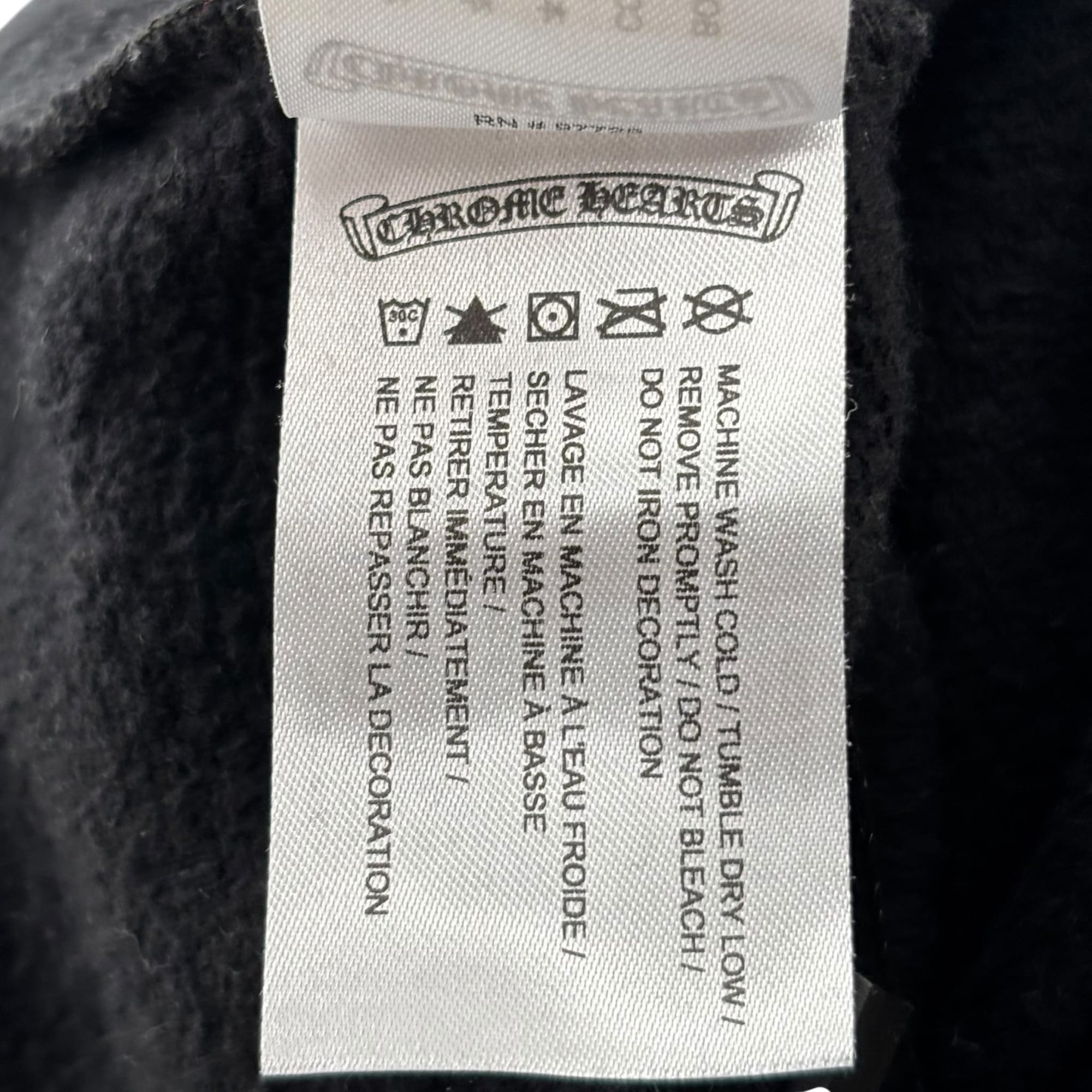 Chrome Hearts Neck Logo L/S Sweatshirt Black