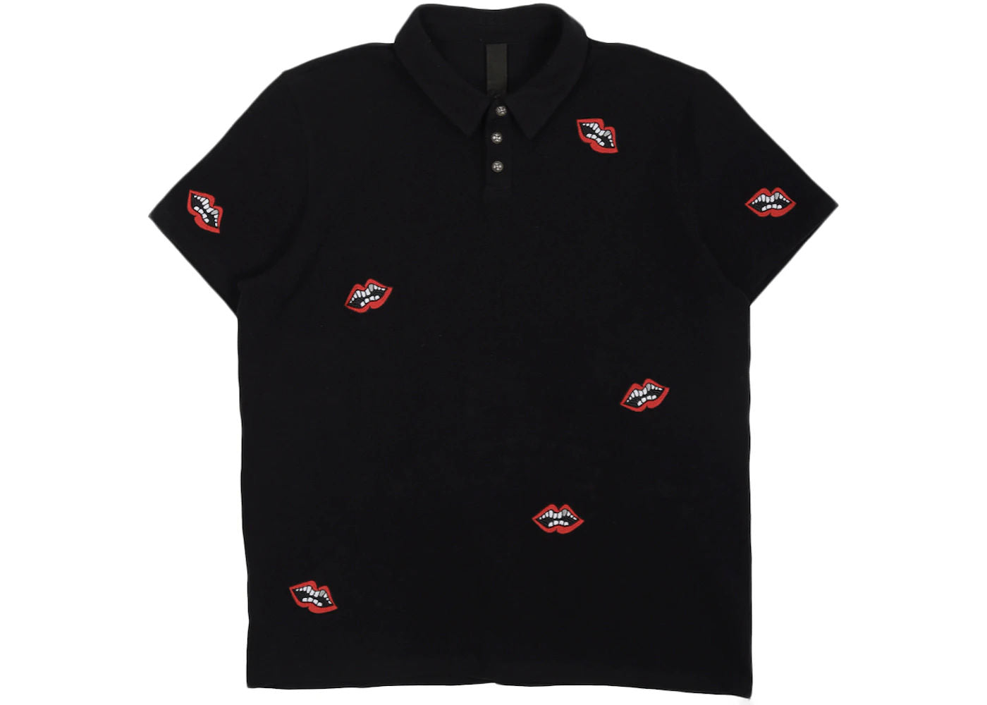 Chrome Hearts Matty Boy Chomper Polo Shirt Black