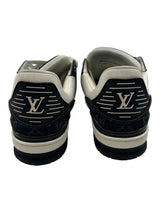 Louis Vuitton Monogram Denim Trainer Black White