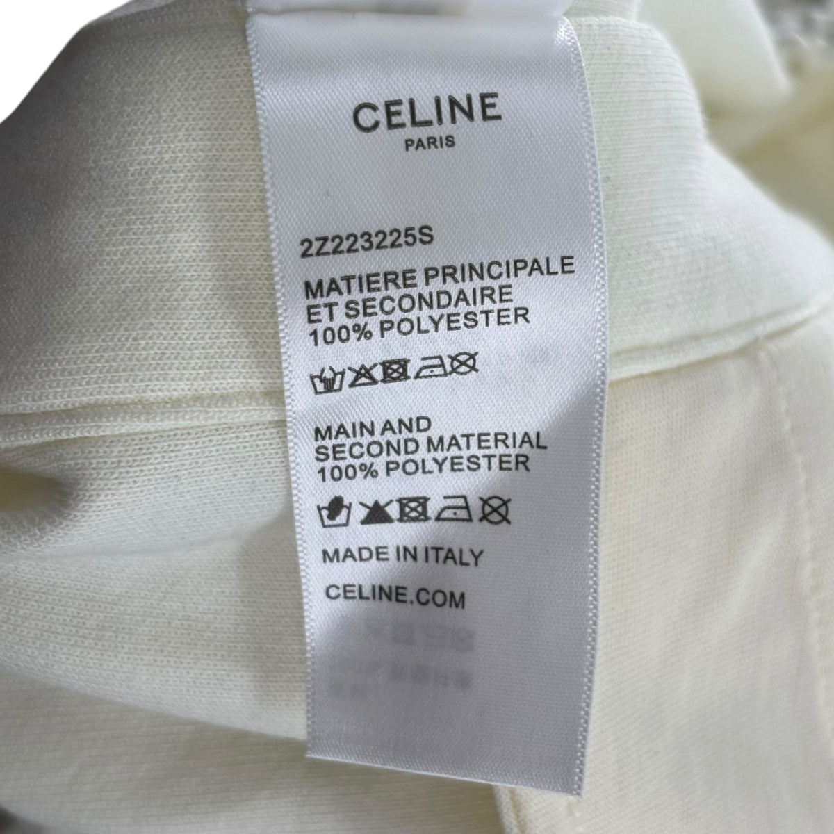 Celine Snap Track Pants Cream