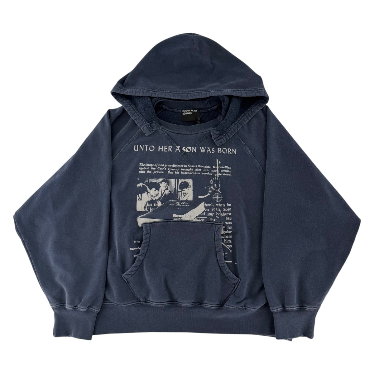 ERD Soso Raglan Afterhood Faded Midnight Blue