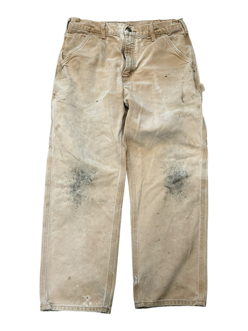 Carhartt Faded Carpenter Pant Tan