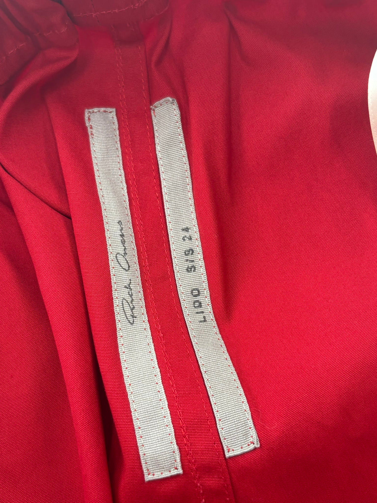 Rick Owens Boxer Shorts Red