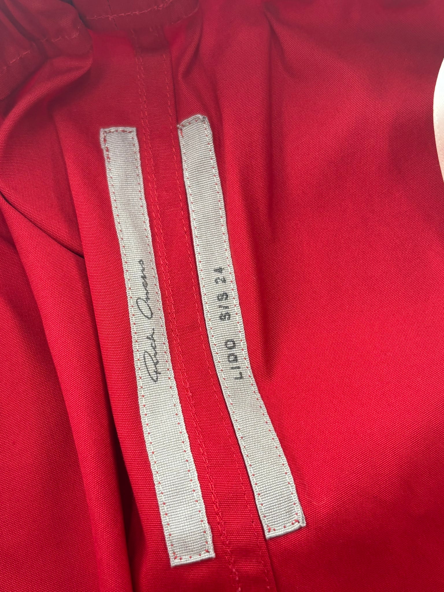 Rick Owens Boxer Shorts Red