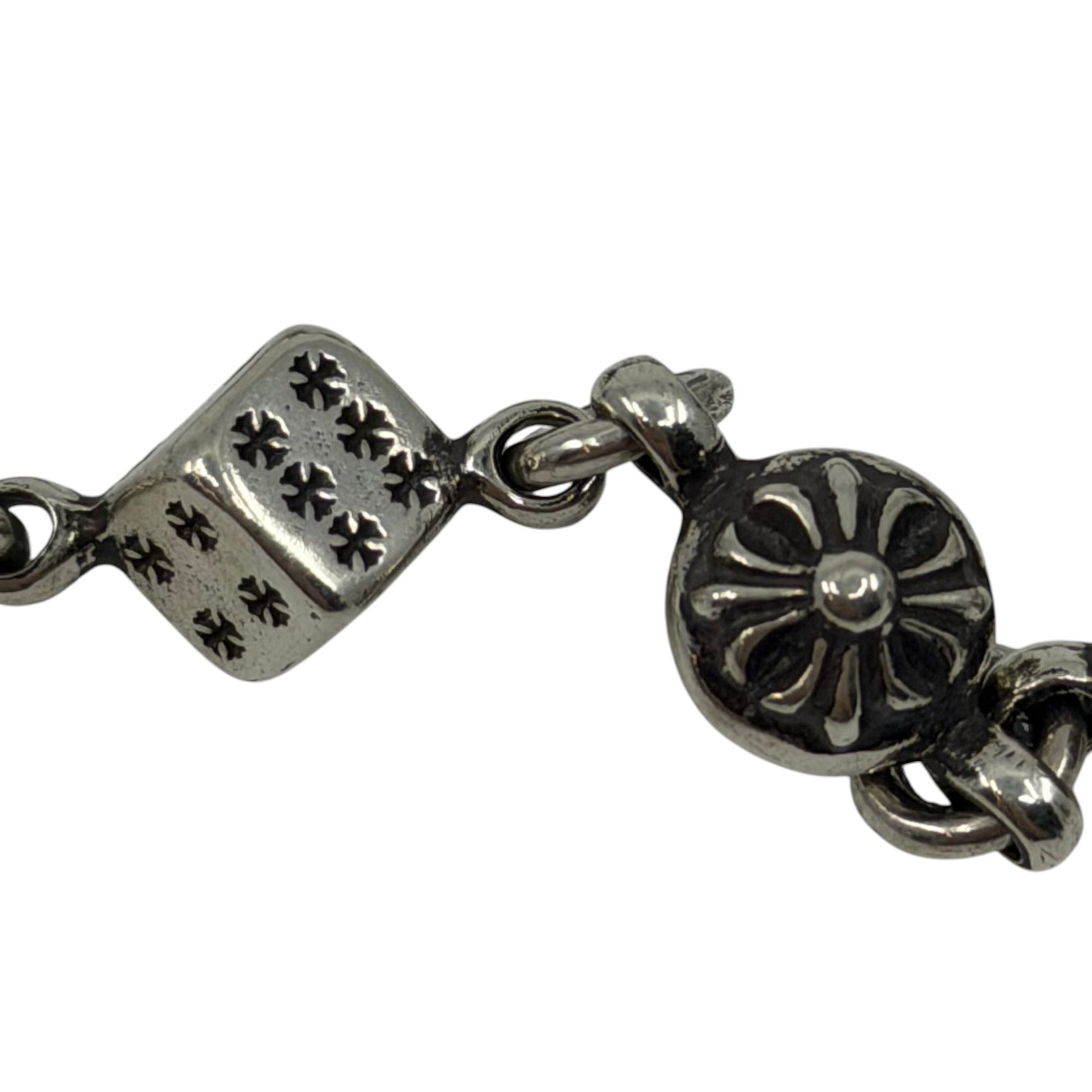 Chrome Hearts 14 Link Lobster Clasp Wallet Silver Chain
