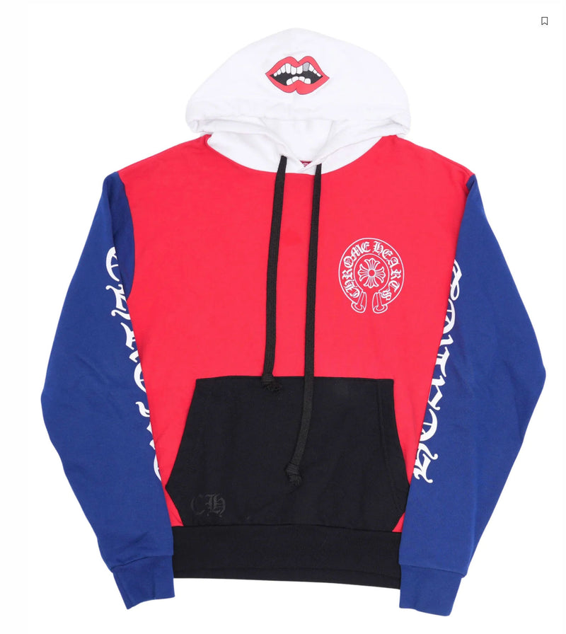 Chrome Hearts Matty Boy Chomper Color Block Hoodie