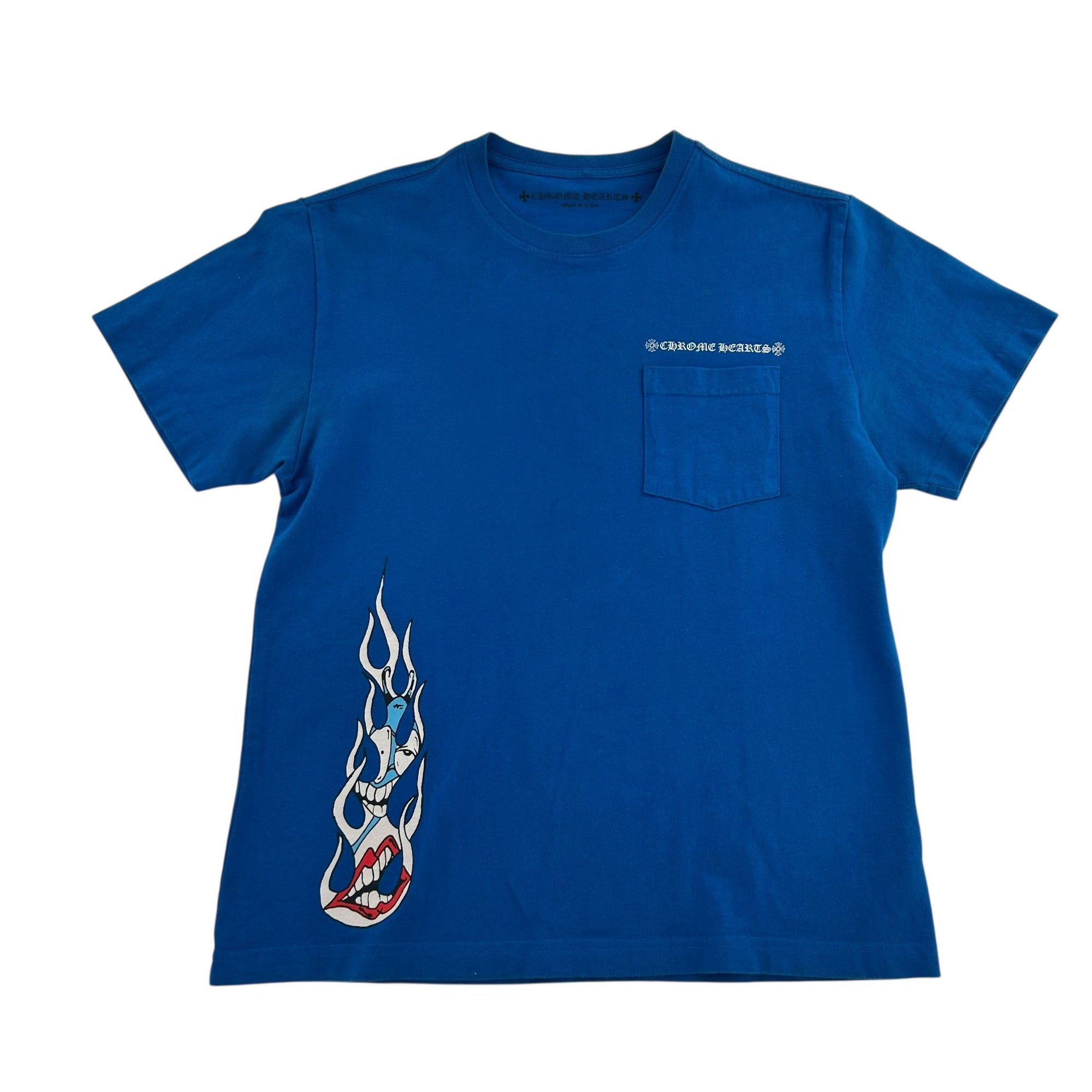 Chrome Hearts Matty Boy Space T-Shirt Blue