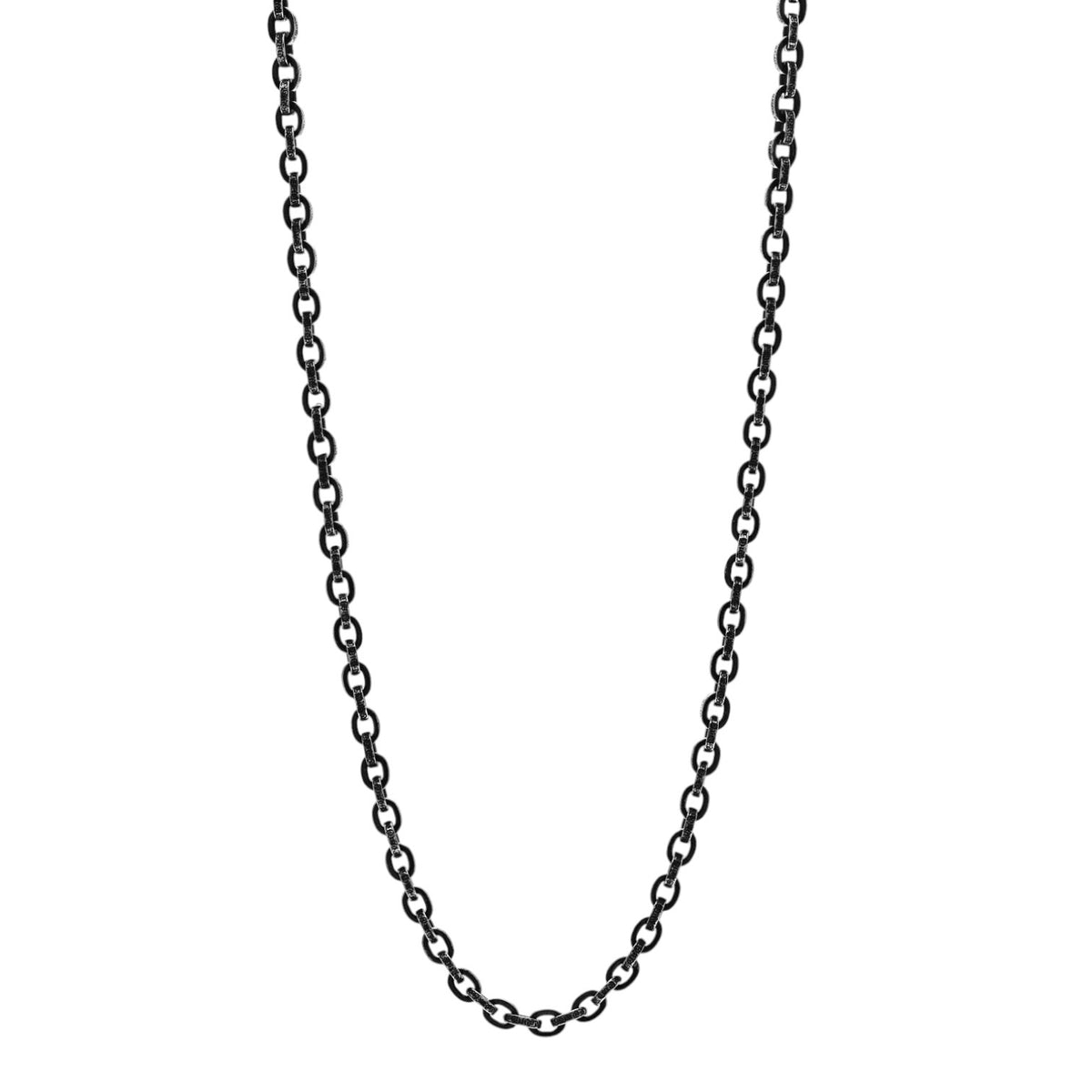 Chrome Hearts Silver Paper Chain Necklace 24"