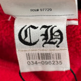 Chrome Hearts Scroll Hoodie Red