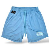 Chrome Hearts Sports Mesh Varsity Shorts Blue