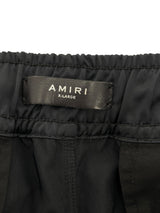 Amiri Nylon Cargo Drawstring Shorts Black