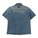 Louis Vuitton Short Sleeved Denim Shirt Blue