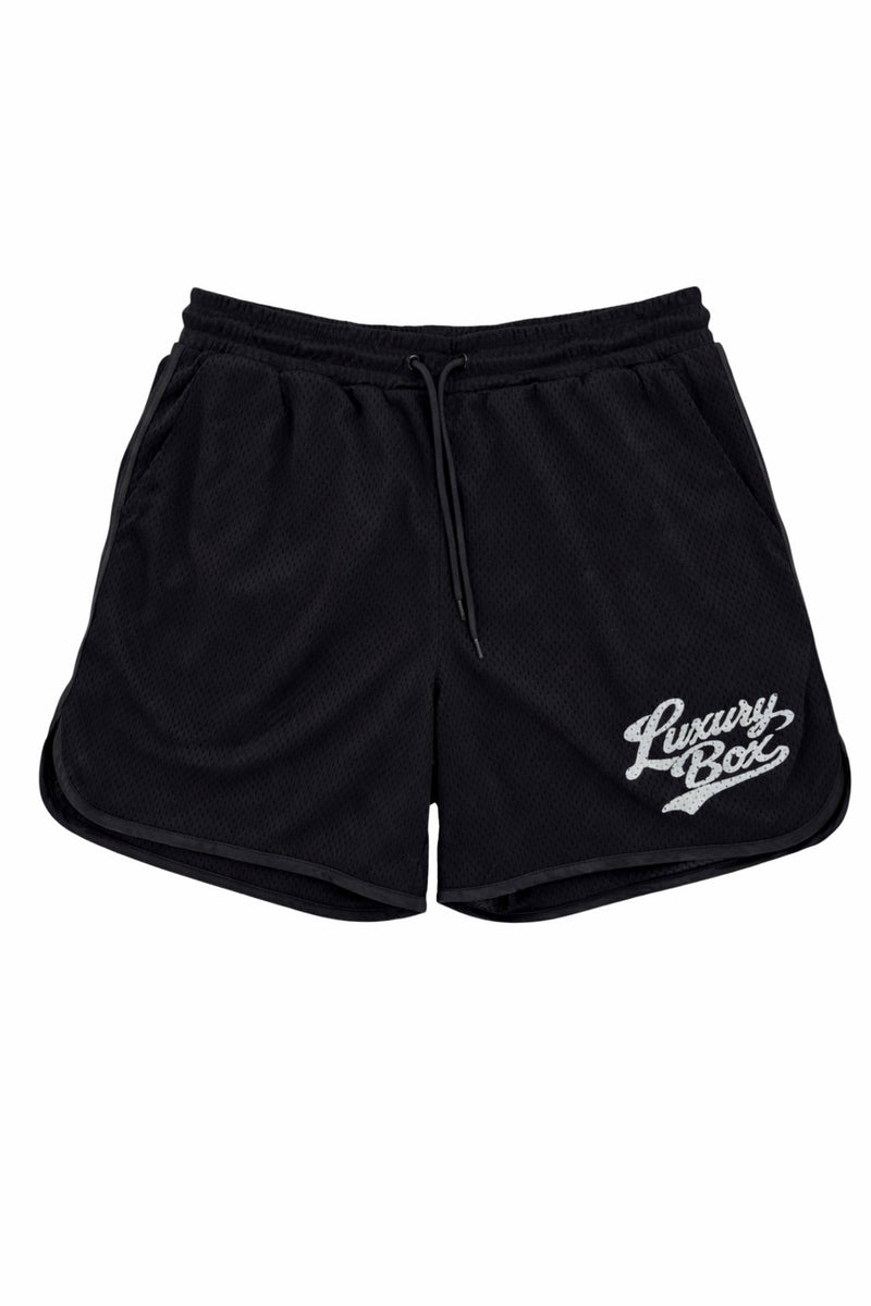 Luxury Box Script Shorts Black