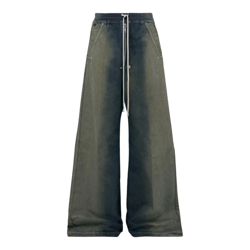 Rick Owens Bela Wide-Leg Drawstring Jeans