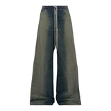 Rick Owens Bela Wide-Leg Drawstring Jeans