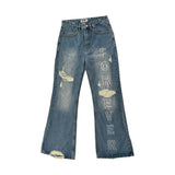 Forever Hungry Blue Flare Jeans